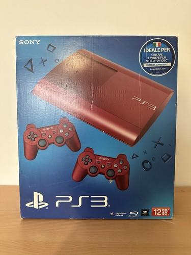 Ps3 super slim - super, rossa